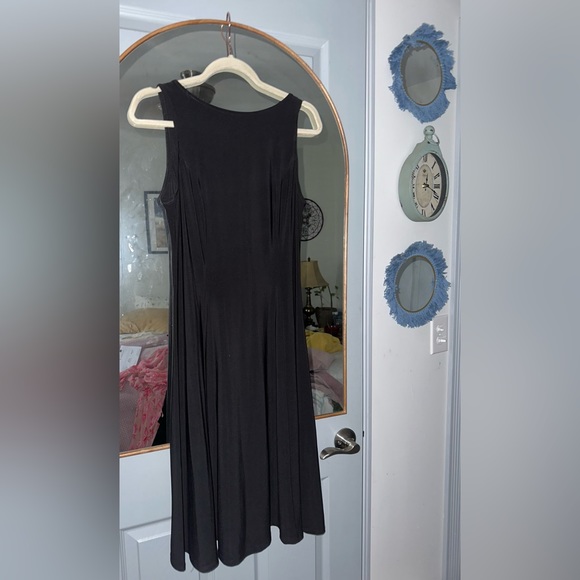 Tash & Sophie Black Slinky Midi Dress NWOT - Picture 3 of 11